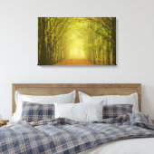 Lichttunnel Leinwanddruck (Insitu (Schlafzimmer))