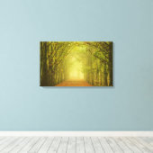 Lichttunnel Leinwanddruck (Insitu (Holzboden))