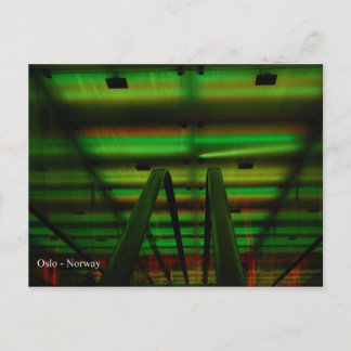 Lichttunnel - Oslo Postkarte