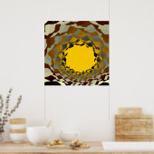 Lichttunnel Poster (Küche)