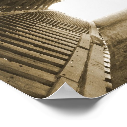 Lichttunnel Poster (Ecke)