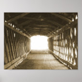 Lichttunnel Poster (Vorne)