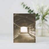 Lichttunnel Postkarte (Stehend Vorderseite)