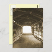 Lichttunnel Postkarte (Vorne/Hinten)