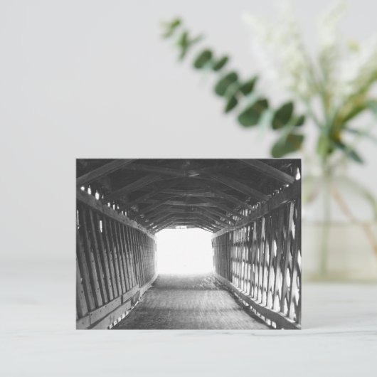 Lichttunnel Postkarte (Stehend Vorderseite)