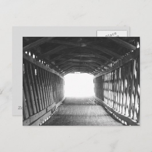 Lichttunnel Postkarte (Vorne/Hinten)