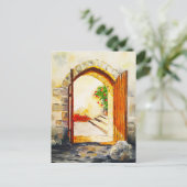 Lichttür Postkarte (Stehend Vorderseite)