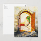 Lichttür Postkarte (Vorne/Hinten)