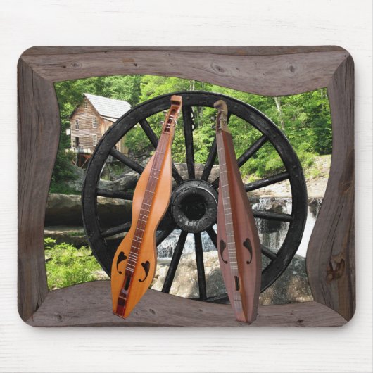 LICHTUNGS-NEBENFLUSS-MÜHLE AM BABCOCK STAATS-PARK MOUSEPAD (Vorne)