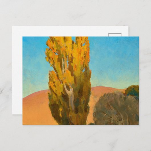 Lichtverschiebung auf einem Poplar, 1930 von Mayna Postkarte (Vorne/Hinten)