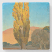 Lichtverschiebung auf einem Poplar von Maynard Dix Steinuntersetzer (Vorderseite)