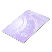 Lichtvioletter Winter Notizblock (angewinkelt)