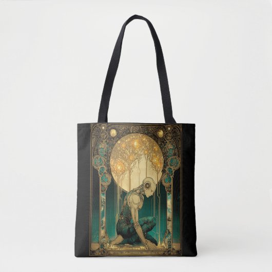 Lichtvolle Himmelfahrt Tasche (Vorderseite)