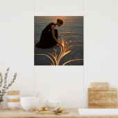 Lichtvorstellung - Solarpunk Symbolische Kunst Poster (Küche)