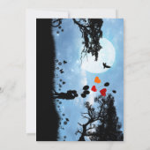 Lichtwald und Goldringe Einladung (Rückseite)