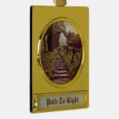 Lichtweg Banner-Ornament Gold (Rechts)