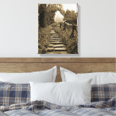 Lichtweg Leinwanddruck (Insitu (Schlafzimmer))
