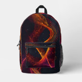 Lichtwelle Bedruckter Rucksack (Vorderseite)