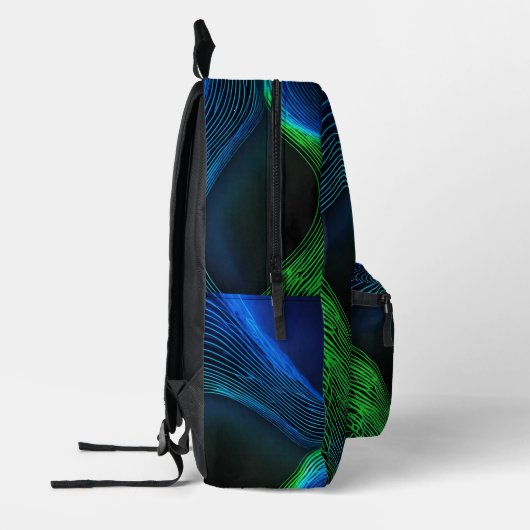 Lichtwelle Bedruckter Rucksack (Links)