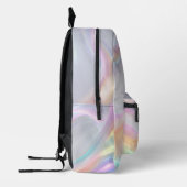Lichtwellen Bedruckter Rucksack (Links)