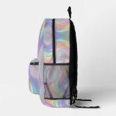 Lichtwellen Bedruckter Rucksack (Rechts)