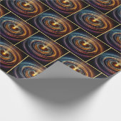 Lichtwellenleiche mit schwenniger Bewegung Geschenkpapier (Ecke)