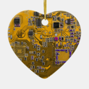 Lichtwellenleiter des Computergeek-Schaltkörpers Keramik Ornament