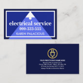 Lichtwellenleiter-Drahtelektronik Visitenkarte (Vorne/Hinten)