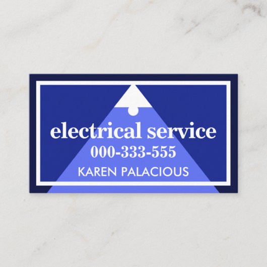 Lichtwellenleiter-Drahtelektronik Visitenkarte (Vorderseite)