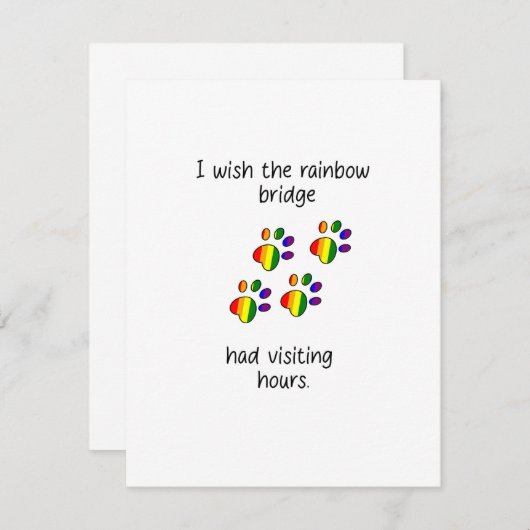 Lichtwellenleiterkarte der Rainbow-Bridge Mitteilungskarte (Vorne/Hinten)