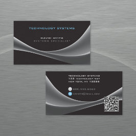 Lichtwellenleitertechnik Moderne Visitenkarte