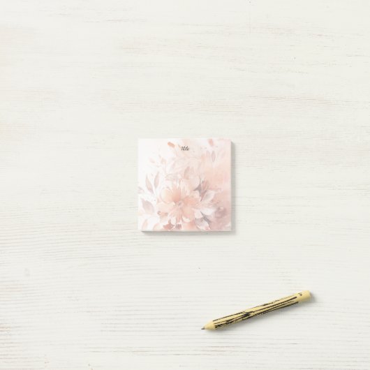 LichtZimtblüten Post-it Klebezettel (Auf Schreibtisch)