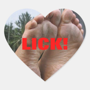 LICK! Herz-Aufkleber