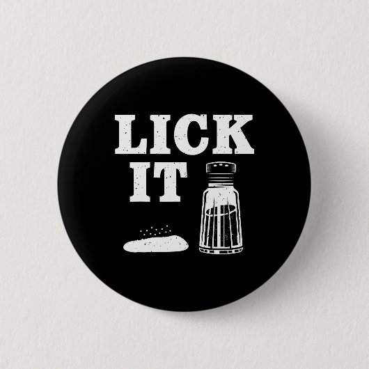 Lick it Salz Matching Group Cinco De Mayo Drinks Button (Vorderseite)
