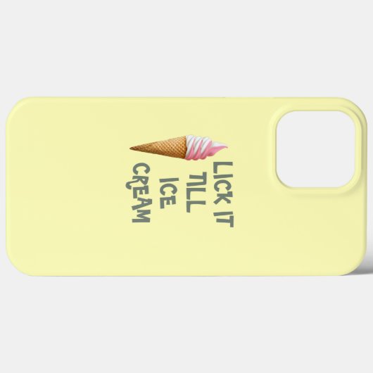 Lick it to Ice Cream 10 Pastellfarben iPhone Case (Rückseite (Horizontal))