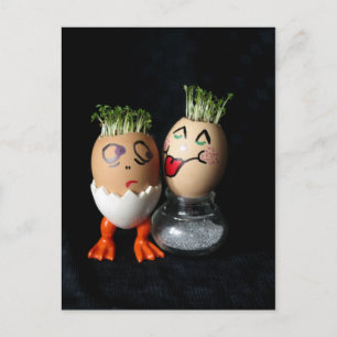 Lick Me Eggmen Series Oaster Postcard Feiertagspostkarte