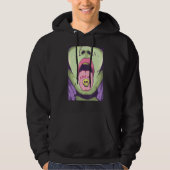 Lick Me Goth Zunge mit Schädelpille Emo Punk Gothi Hoodie (Vorderseite)
