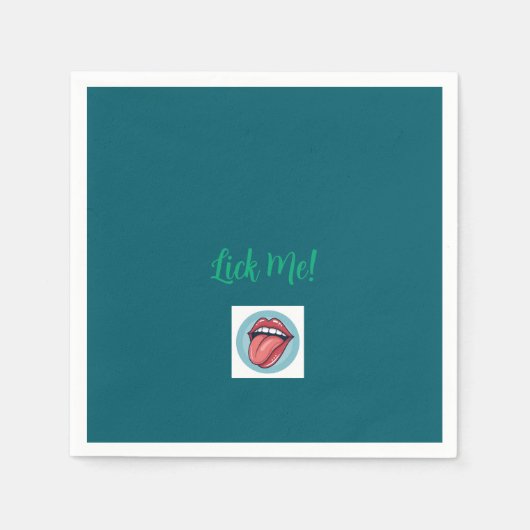 Lick Me Napkins Serviette (Vorderseite)