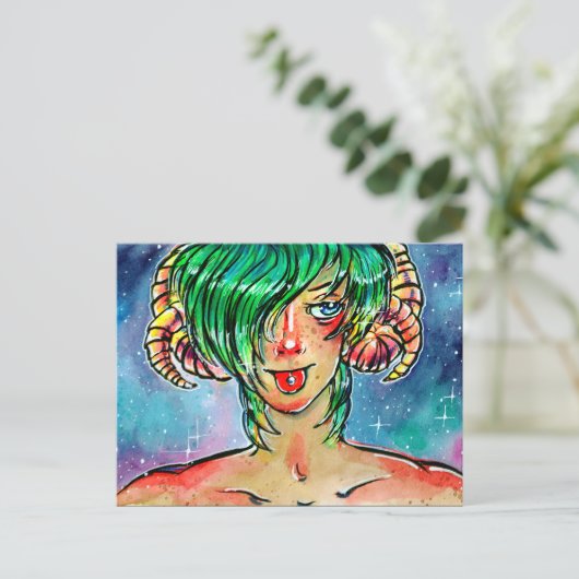 Lick Me Postkarte (Stehend Vorderseite)