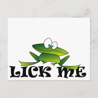 Lick Me Postkarte