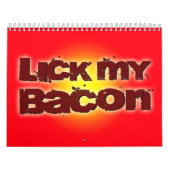 Lick My Bacon Red Kalender (Titelbild)