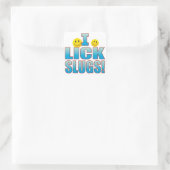 Lick Slugs Life B Quadratischer Aufkleber (Tasche)