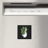 Lick Smoke Weed Pattern Pot Geschenk Magnet (In Situ (Geschirrspüler))