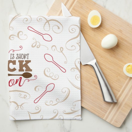 Lick the Spoon Küchentuch (Viertel Falte)