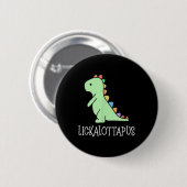 Lickalottapus Funny Lesbian Lgbtq Pride, Funny Hum Button (Vorne & Hinten)