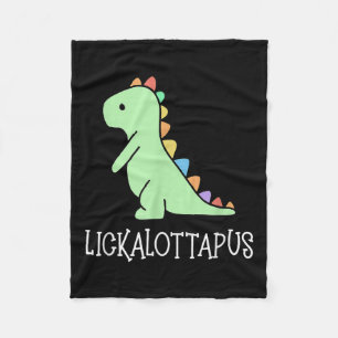 Lickalottapus Funny Lesbian Lgbtq Pride, Funny Hum Fleecedecke