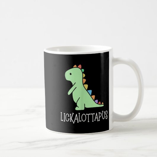 Lickalottapus Funny Lesbian Lgbtq Pride, Funny Hum Kaffeetasse (Rechts)