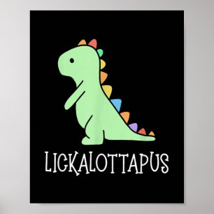 Lickalottapus Funny Lesbian Lgbtq Pride, Funny Hum Poster