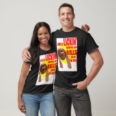 "Lickin'..!" auf einem schwarzen T - Shirt (Unisex)