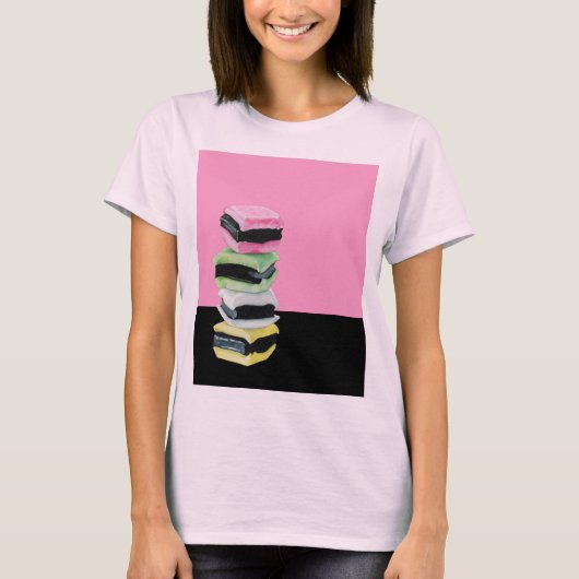 Licorice Allsorts rosa Ladys T - Shirt (Vorderseite)